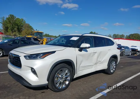 2020 Toyota Highlander Limited z USA, uszkodzony, nr VIN 5TDYZRAH5LS019484